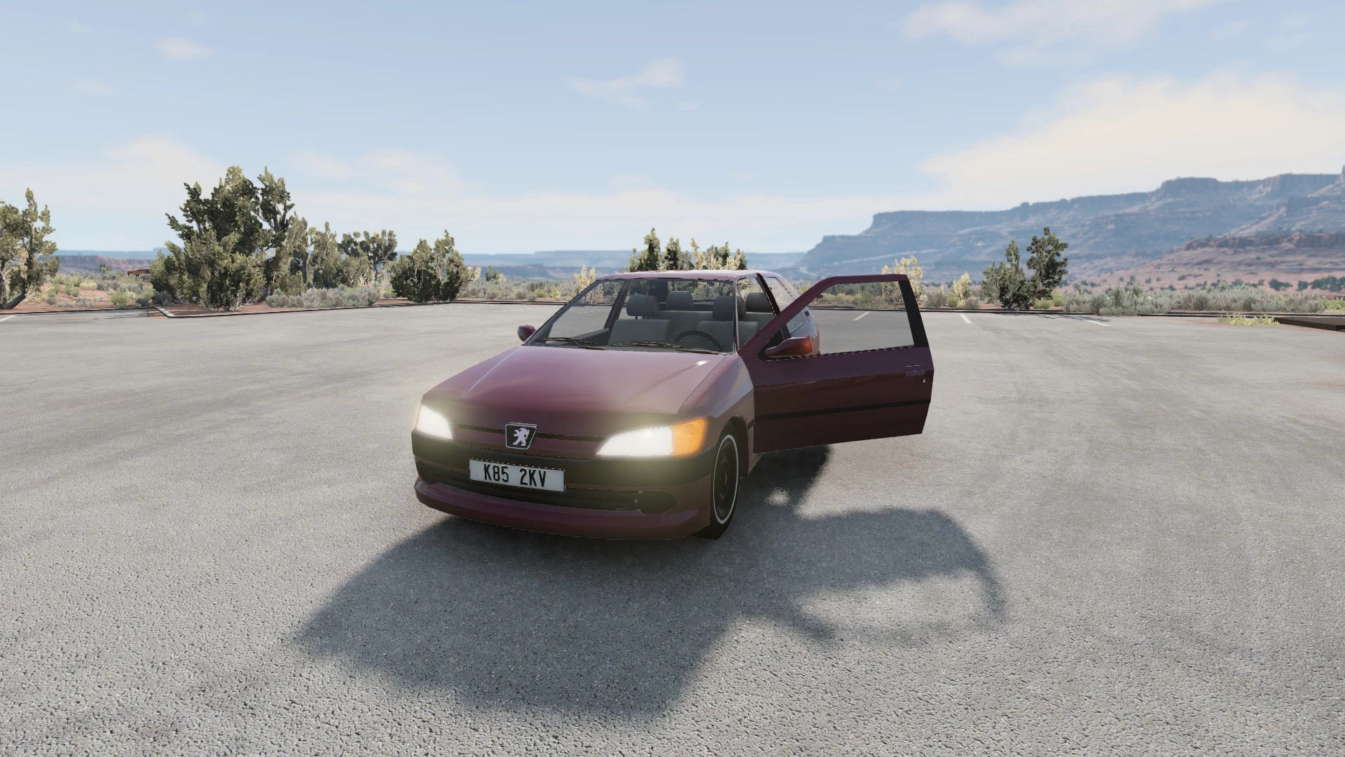 МОД Peugeot 306 v1.0 (0.34.x) ДЛЯ BEAMNG.DRIVE