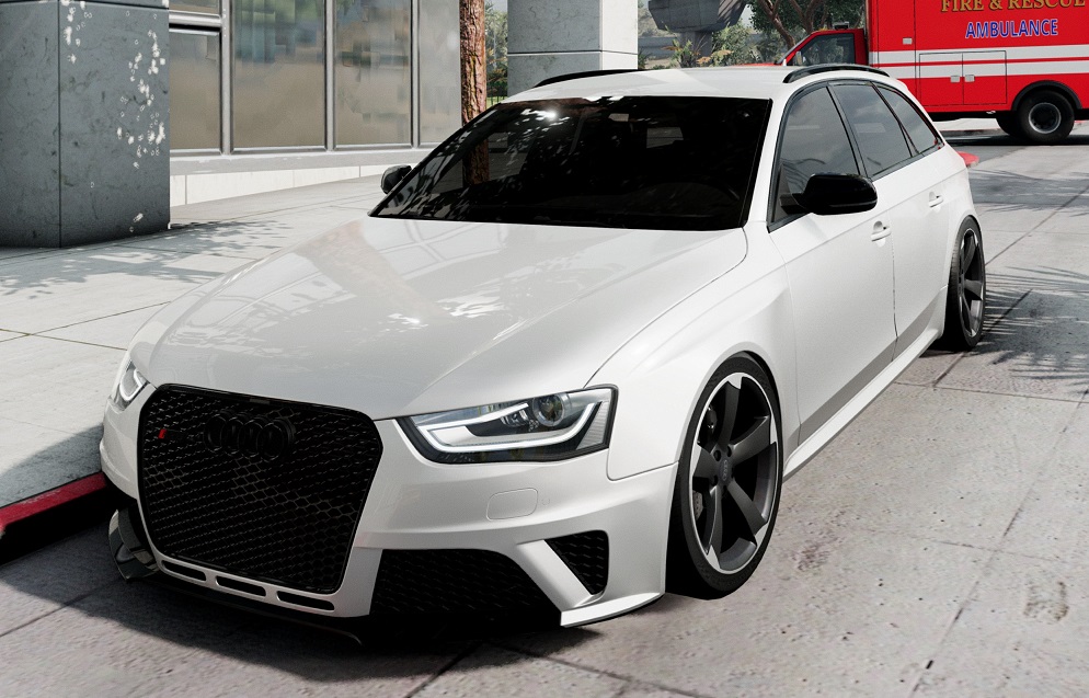 МОД Audi RS4 Avant v1.0 (0.34.x) ДЛЯ BEAMNG.DRIVE