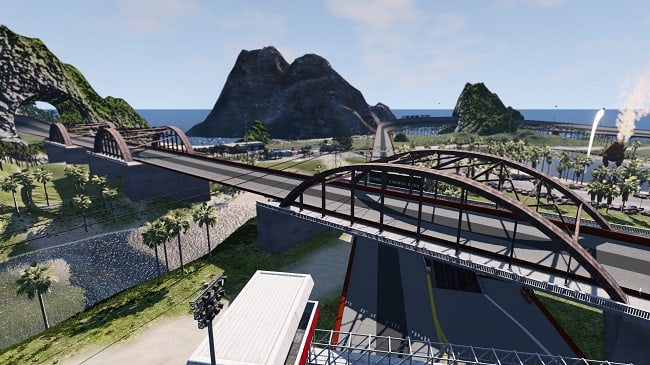 МОД Карта Speed Island v2.20 Monster Arena Update (0.34.x) ДЛЯ BEAMNG.DRIVE