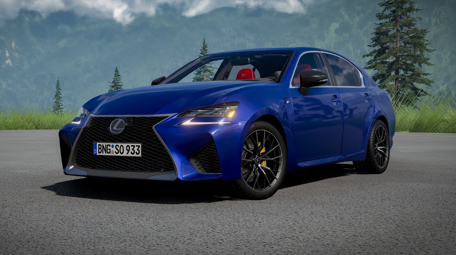 МОД Lexus GS-F v5.0 Big Update (0.34.x) ДЛЯ BEAMNG.DRIVE