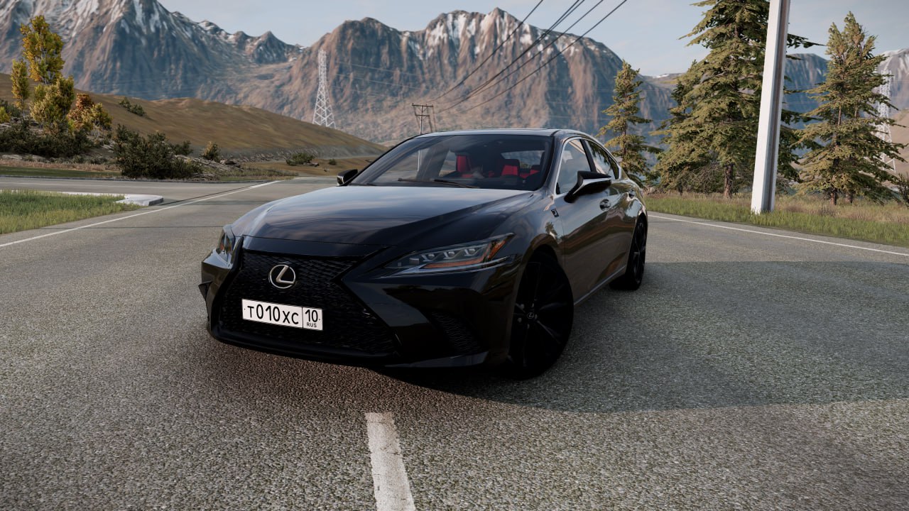 МОД Lexus Es350 2021-2023 (0.34.x) ДЛЯ BEAMNG.DRIVE