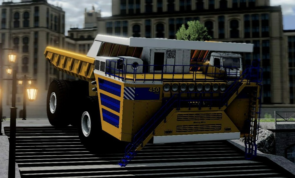 МОД BelAZ-75710 v2.0 (0.34.x) ДЛЯ BEAMNG.DRIVE