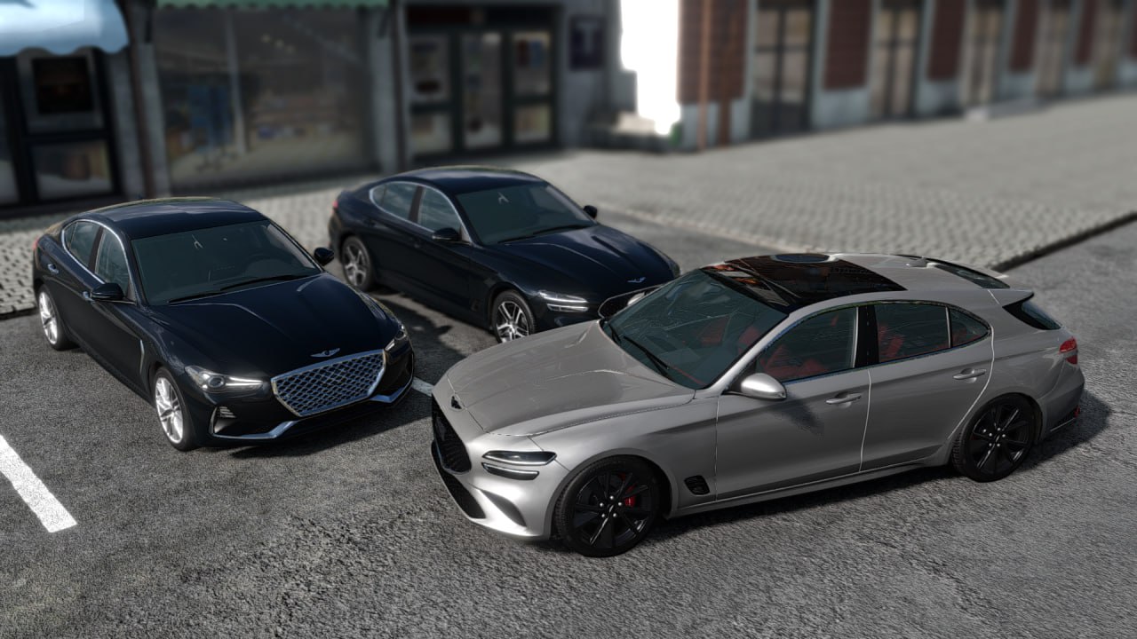 МОД Genesis G70 Rework v1.0 (0.34.x) ДЛЯ BEAMNG.DRIVE