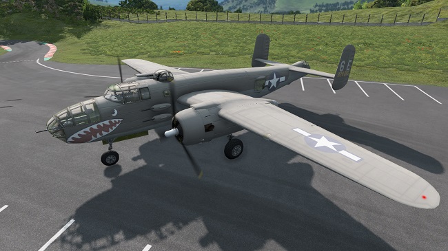 МОД B25 Mitchell v7.3 (0.34.x) ДЛЯ BEAMNG.DRIVE