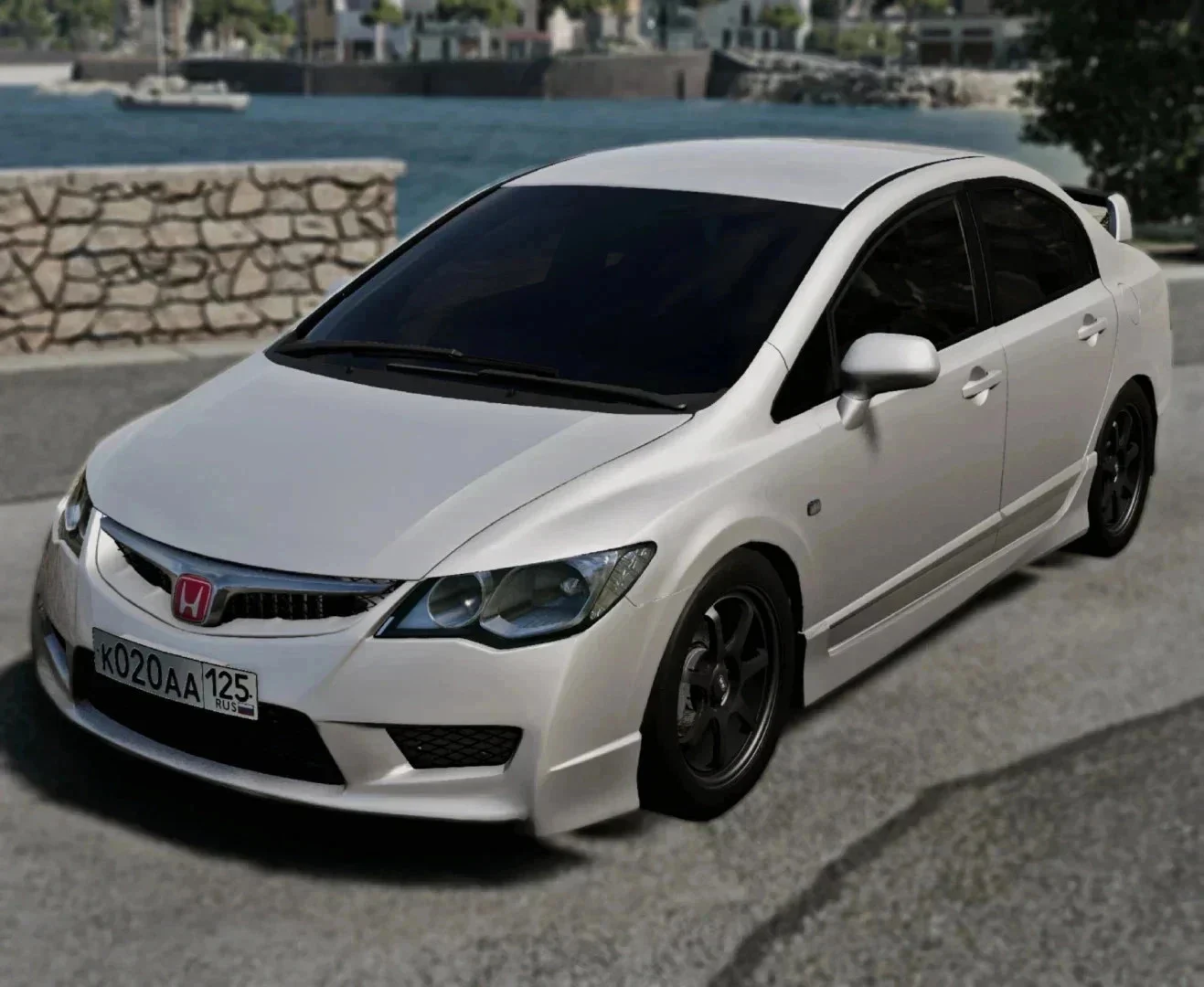 МОД Honda Civic FD2 v1.2 (0.34.x) ДЛЯ BEAMNG.DRIVE