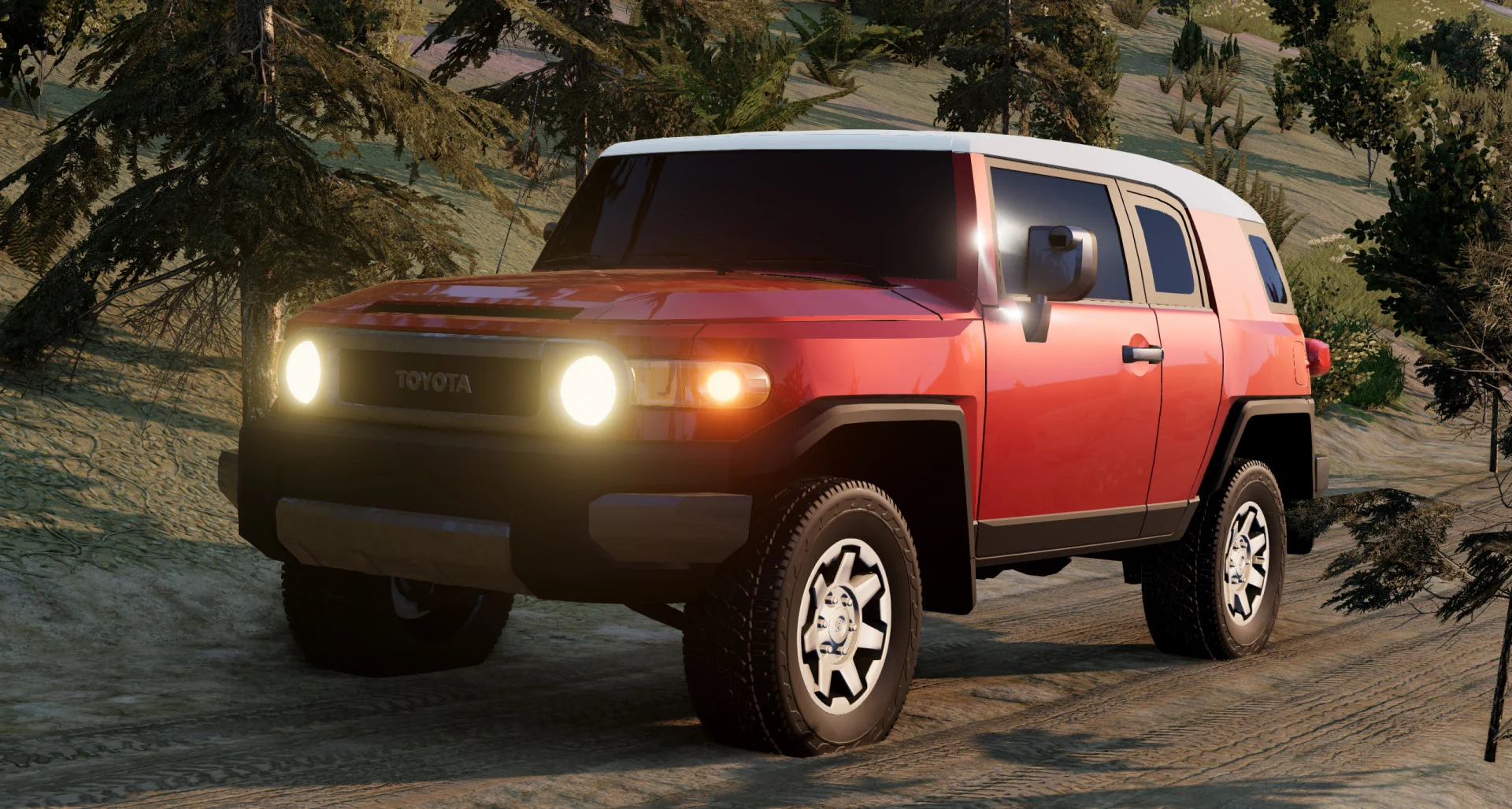 МОД Toyota FJ Cruiser v1.0 (0.34.x) ДЛЯ BEAMNG.DRIVE