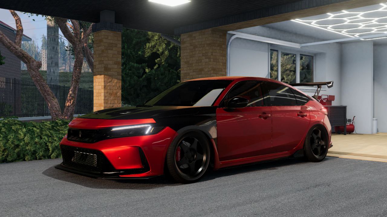 МОД Honda Civic Type R FL5 v1.0 (0.34.x) ДЛЯ BEAMNG.DRIVE