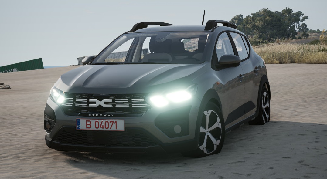 МОД Dacia Sandero III v1.1 Refreshed (0.34.x) ДЛЯ BEAMNG.DRIVE