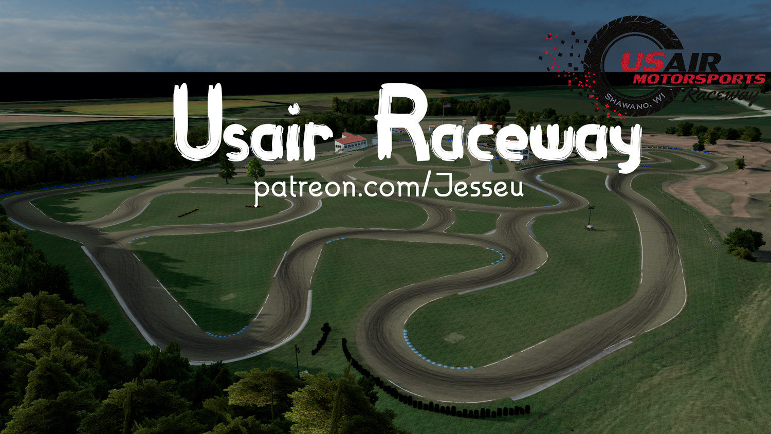 МОД Карта Usair Raceway v1.0 (0.34.x) ДЛЯ BEAMNG.DRIVE