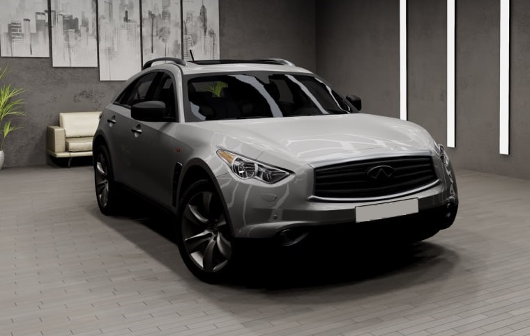 МОД Infiniti FX50 v2.0 (0.34.x) ДЛЯ BEAMNG.DRIVE