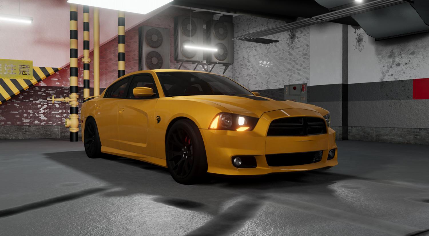 МОД Dodge Charger 2014 v1.0 (0.34.x) ДЛЯ BEAMNG.DRIVE