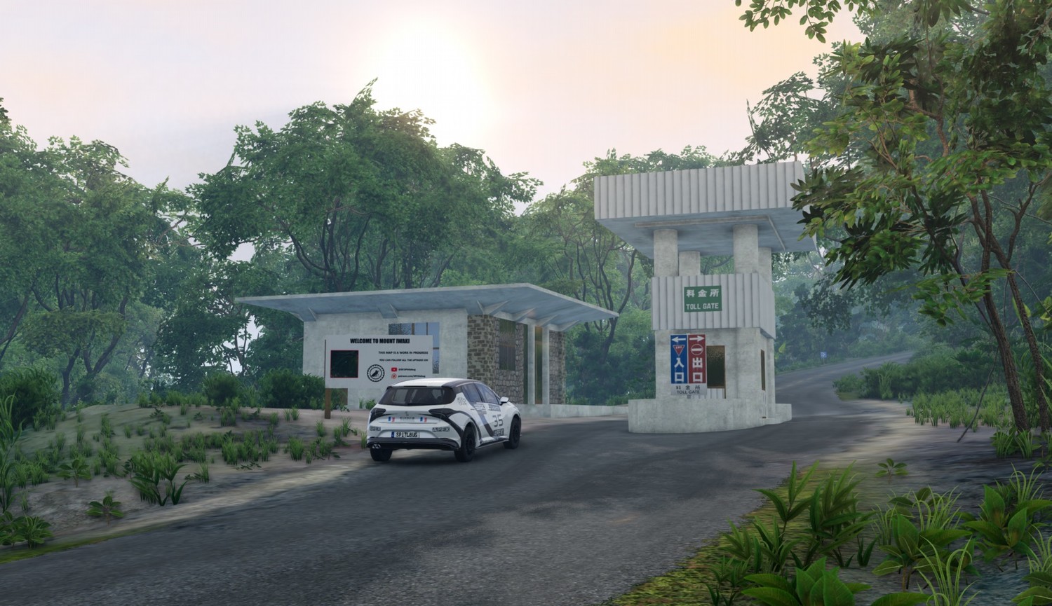 МОД Карта Mount Iwaki v1.0 (0.34.x) ДЛЯ BEAMNG.DRIVE