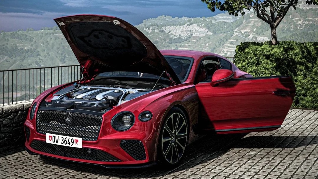 МОД Bentley Continental GT 2018 v1.0 (0.34.x) ДЛЯ BEAMNG.DRIVE