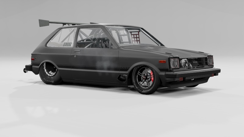 МОД Toyota Starlet Drag Car 1981 v1.1.1 (0.34.x) ДЛЯ BEAMNG.DRIVE