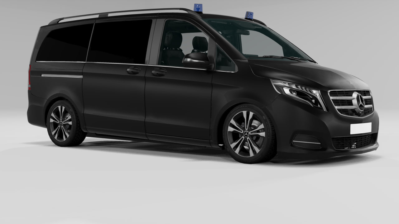 МОД Mercedes-Benz V-Class v1.0. (0.34.x) ДЛЯ BEAMNG.DRIVE