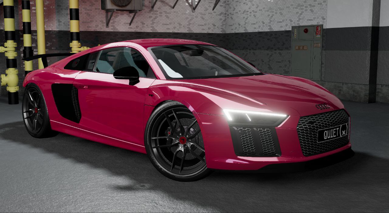 МОД Audi R8 Coupe v1.0 (0.34.x) ДЛЯ BEAMNG.DRIVE