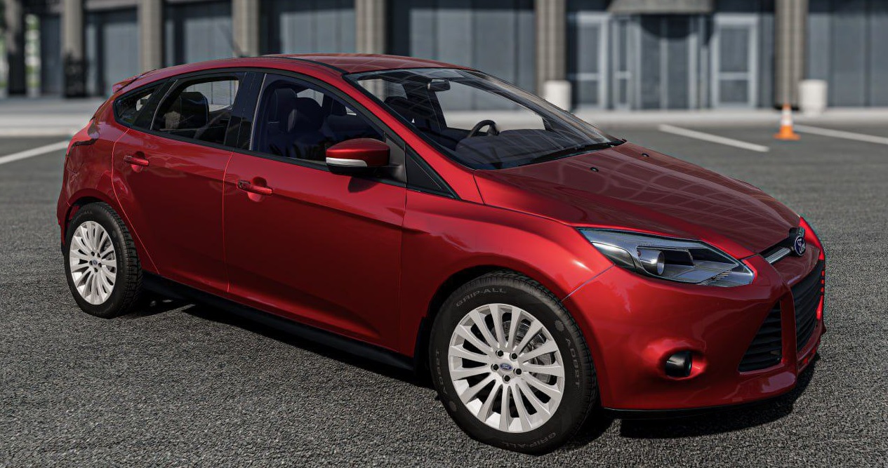 МОД Ford Focus MK3 Hatchback (0.34.x) ДЛЯ BEAMNG.DRIVE
