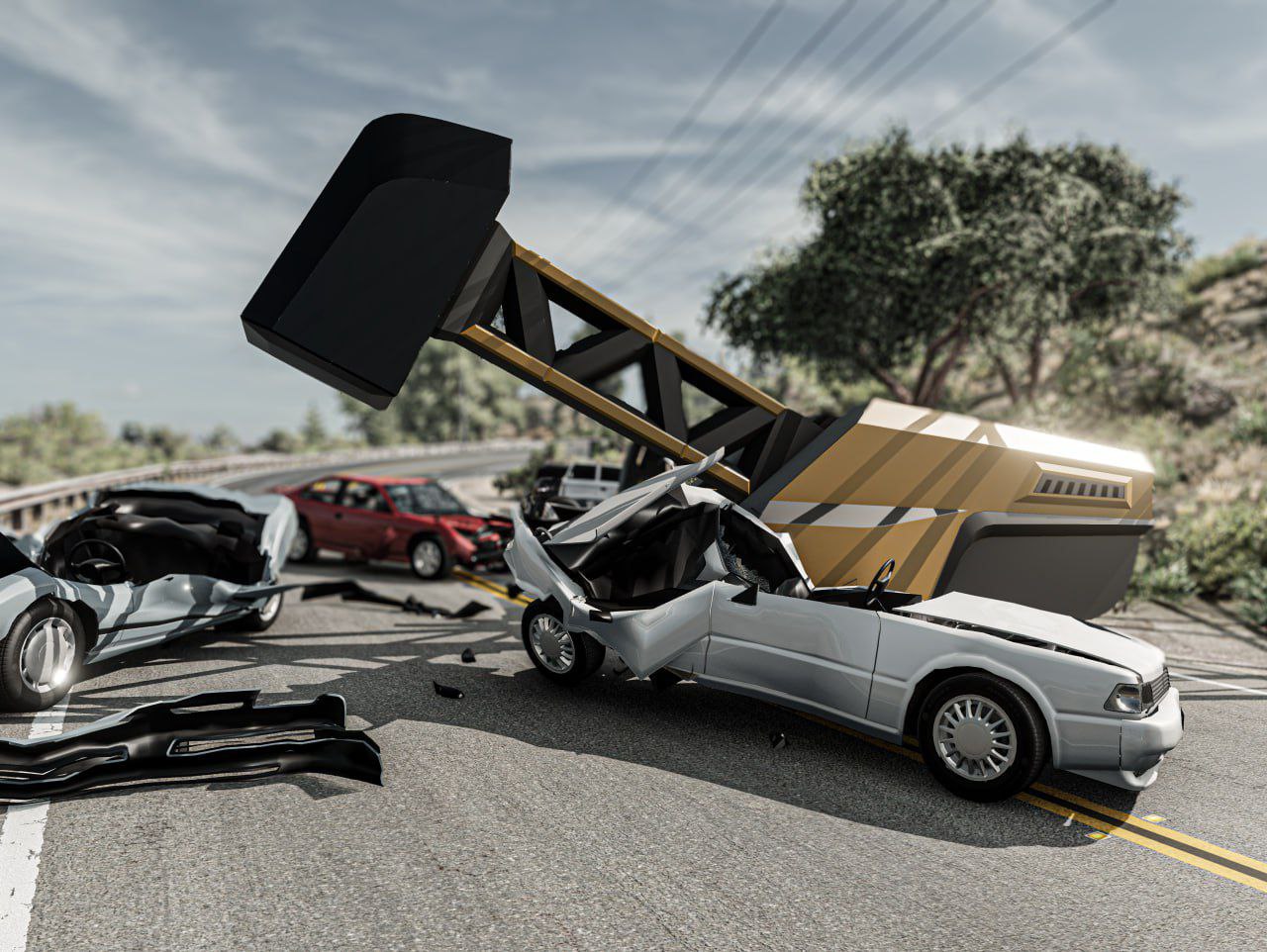 МОД B.E. DESTROYER EXTREME v1.101 (0.34.x) ДЛЯ BEAMNG.DRIVE
