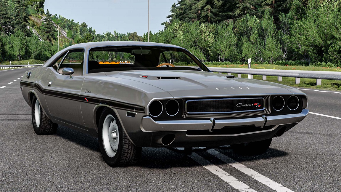 МОД Dodge Challenger Classic v2.1 (0.34.x) ДЛЯ BEAMNG.DRIVE