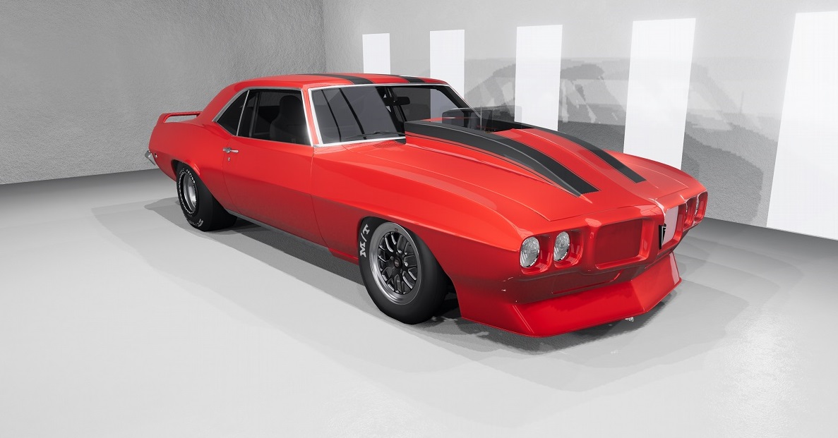 МОД PDM Pontiac Firebird 1969 v1.0 (0.34.x) ДЛЯ BEAMNG.DRIVE