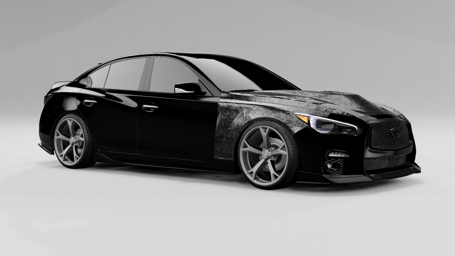 МОД Infiniti Q50 Rework v2.0 (0.34.x) ДЛЯ BEAMNG.DRIVE