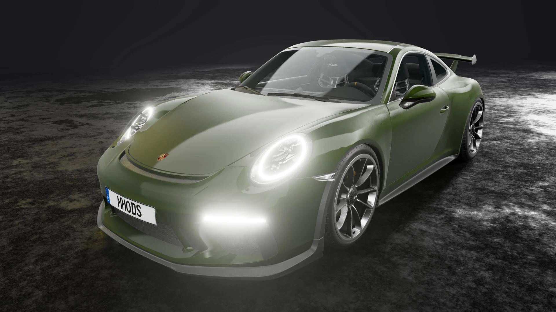 МОД Porsche 911 GT3RS v1.5.1 (0.34.x) ДЛЯ BEAMNG.DRIVE