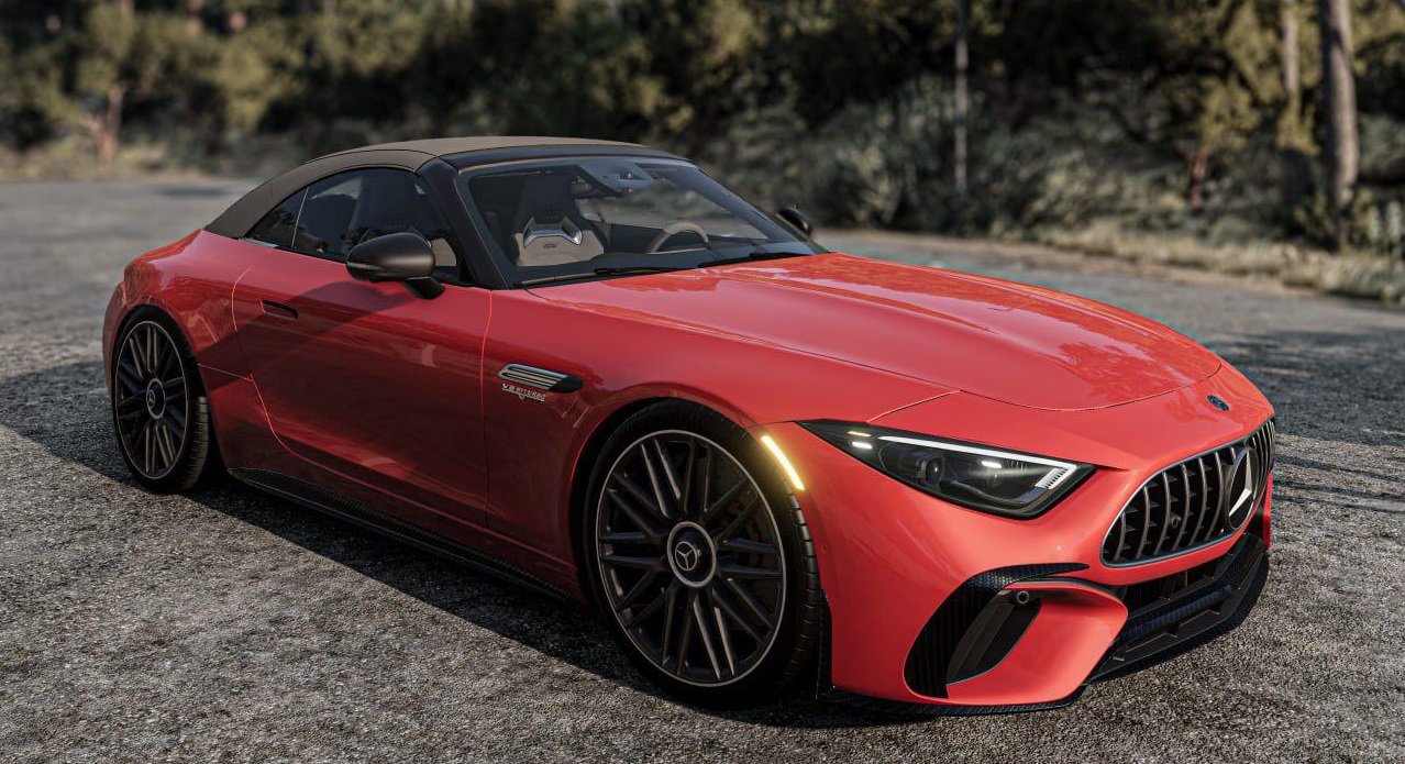 МОД Mercedes-Benz SL63 (0.34.x) ДЛЯ BEAMNG.DRIVE
