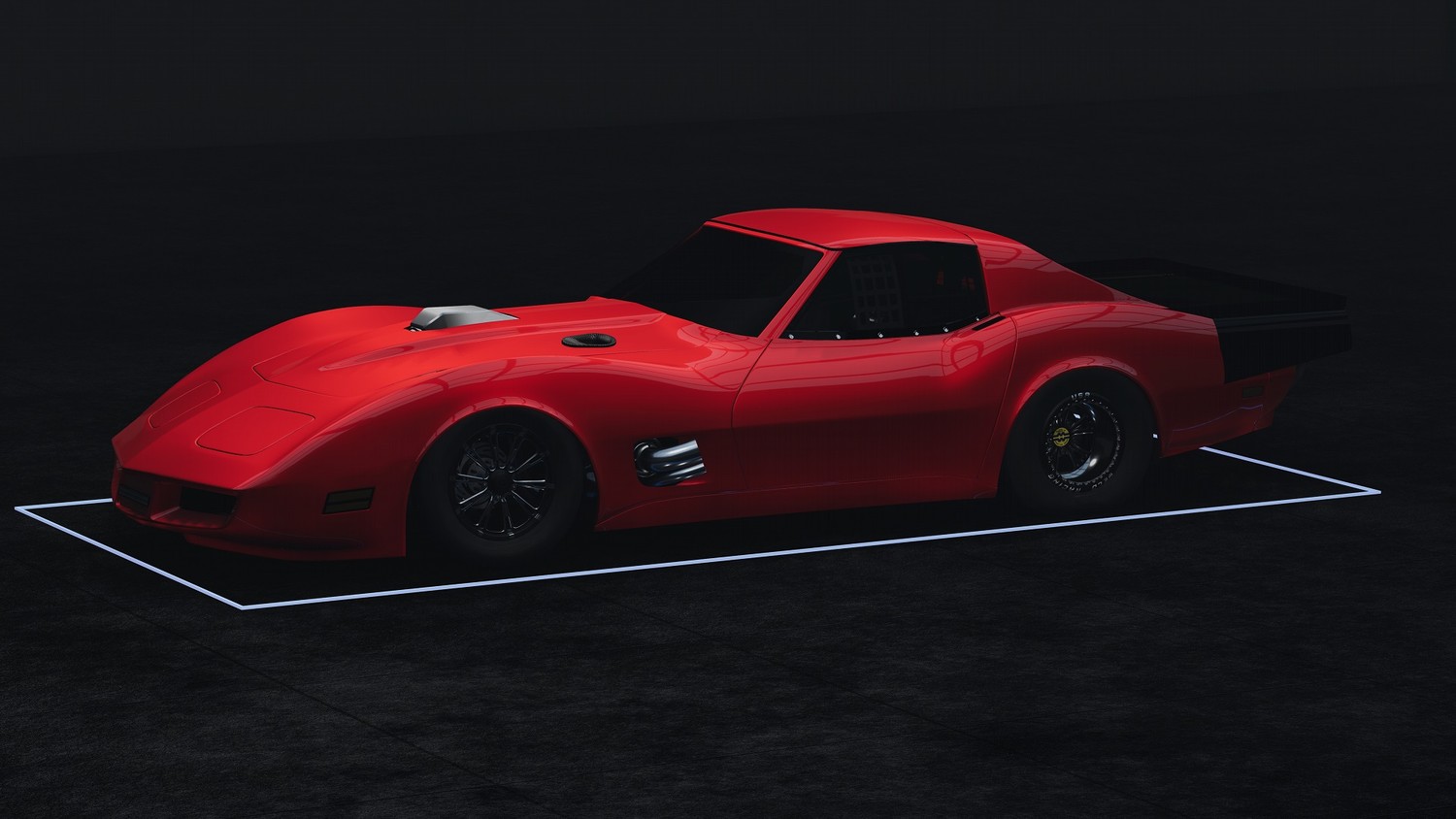 МОД Chevrolet Corvette C3 1973 v1.0 (0.34.x) ДЛЯ BEAMNG.DRIVE