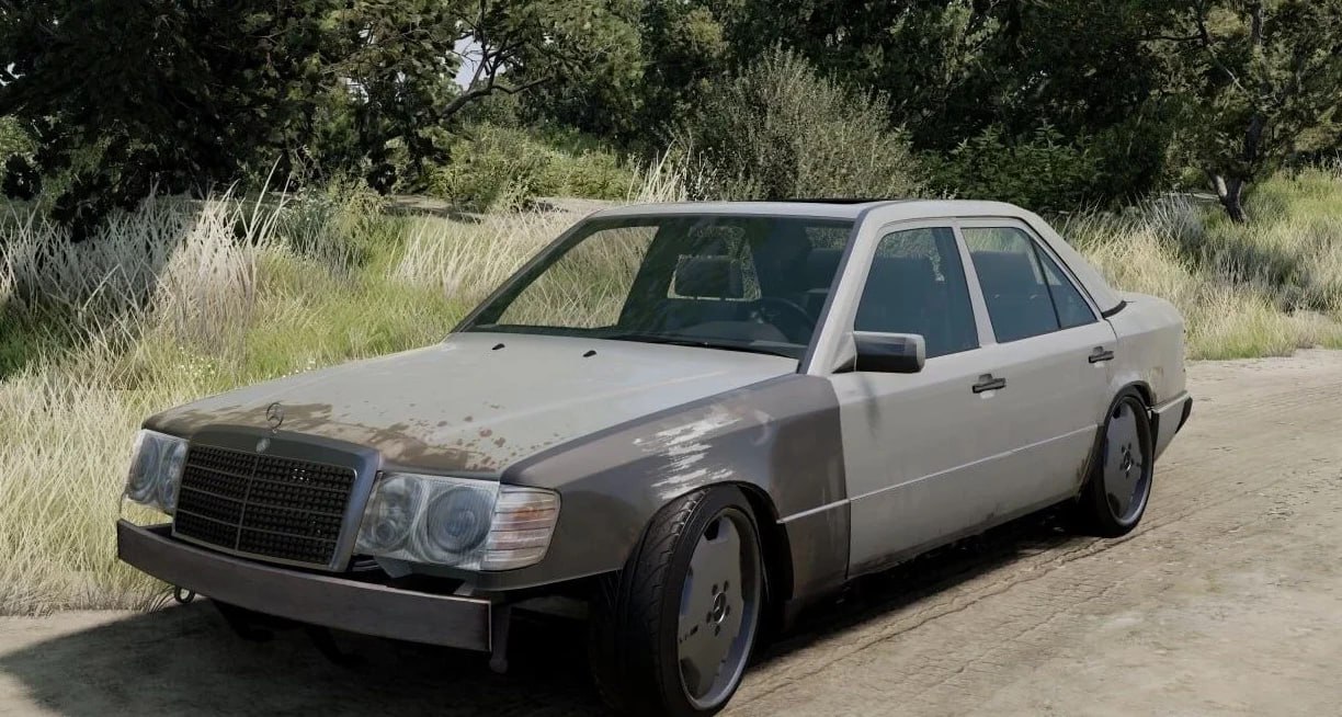 МОД Mercedes-Benz E-Class (W124) v3.2 ДЛЯ BEAMNG.DRIVE