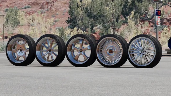 МОД JSD Stance Wheelpack v1.0 (0.34.x) ДЛЯ BEAMNG.DRIVE